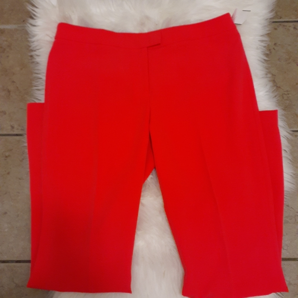 Ann Klein Flat Front Trouser Pant